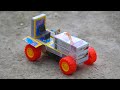 How To Make Matchbox Tractor At Home