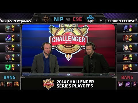 Cloud 9 Eclipse vs Ninjas in Pyjamas | Game 1 Finals of EU Challenger Series | C9E vs NIP G1