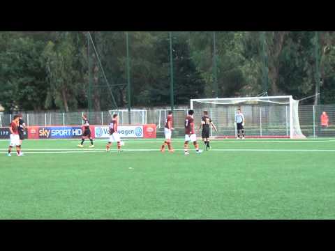 Amichevole Roma Primavera-Lupa Roma 1-1: il gol di Giampietro Perrulli