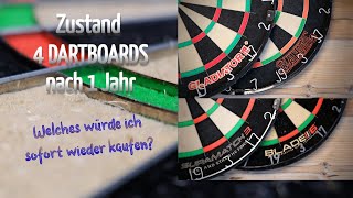 Rückblick nach 1 Jahr: Sind diese Dartboards einen Kauf wert? ➲ Winmau, Shot, One80, Nodor