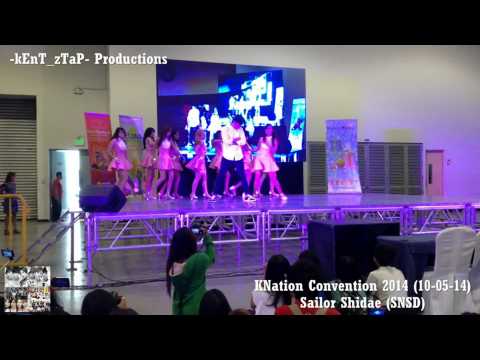 Sailor Shidae (SNSD) on KNation Convention 2014 (Part 1)