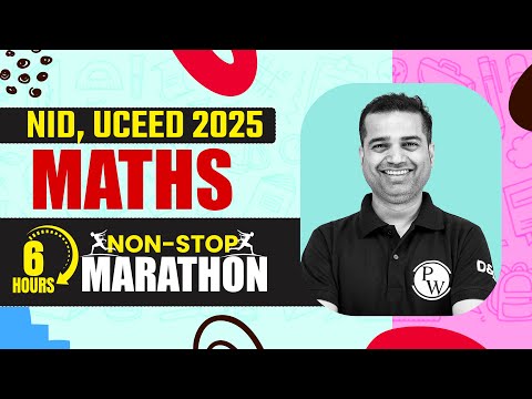 Maths Marathon (One Shot) | Non-Stop Practice for NID & UCEED 2025