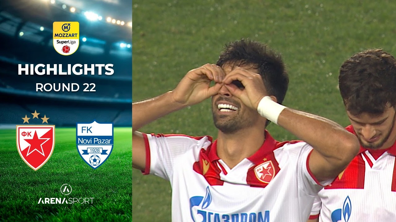 FK Crvena zvezda vs FK Novi Pazar Highlights