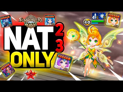 ONLY 2-3 Star Monsters Team in Summoners War