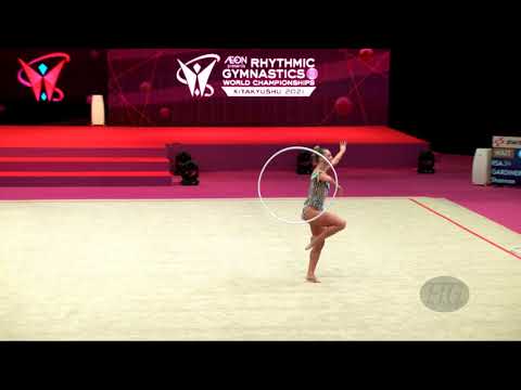 BOGDANOVA Viktoria (EST) - 2021 Rhythmic Worlds, Kitakyushu (JPN) - Qualifications Hoop