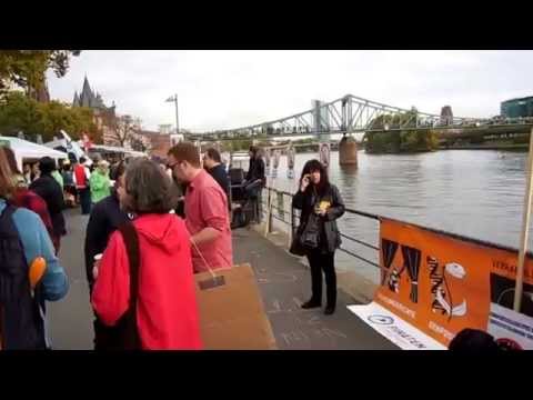 11.10.2014, Frankfurt: Abschlußparty March against Monsanto