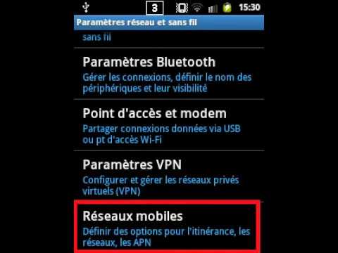 comment ouvrir mms samsung galaxy y