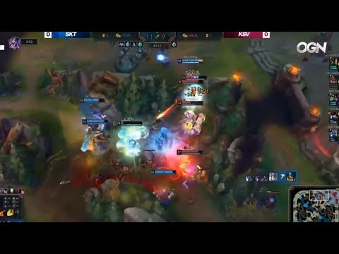 전 세계 롤 대회에서 처음으로 등장한 뱅의 카이사/2018 LCK Wild Card GAME 1 SKT KSV