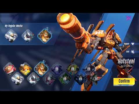 Je teste un nouveau jeu ( super mecha champion)