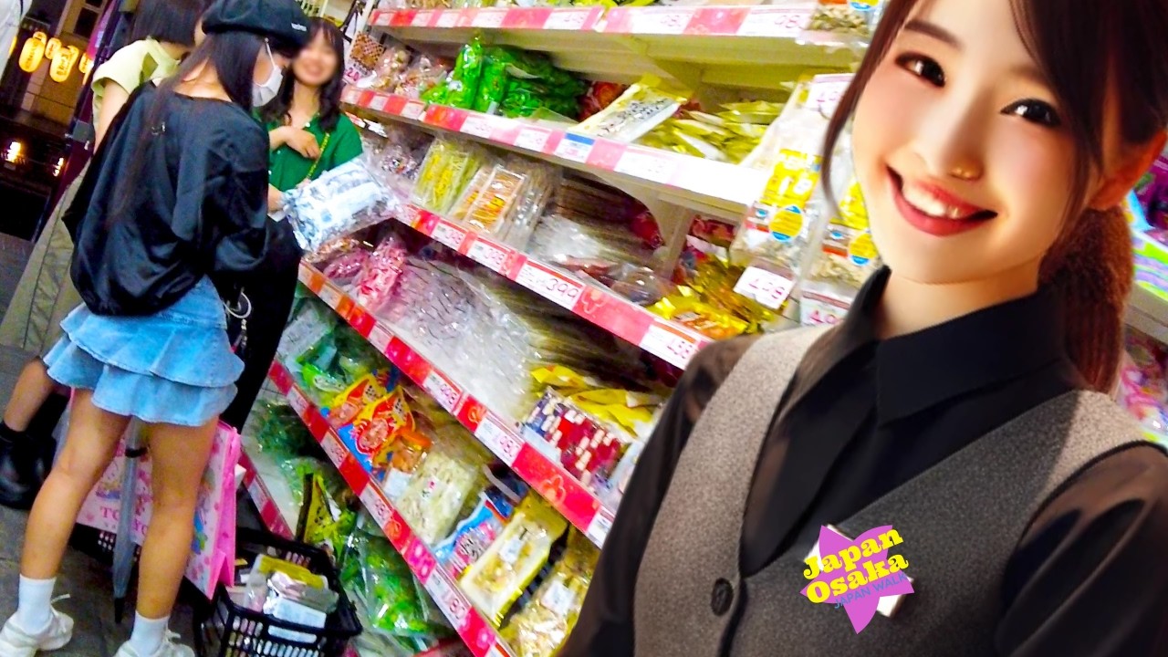 Osaka Namba 🐶 Typhoon Town 💖 Nonstop 1 Hour 4K
