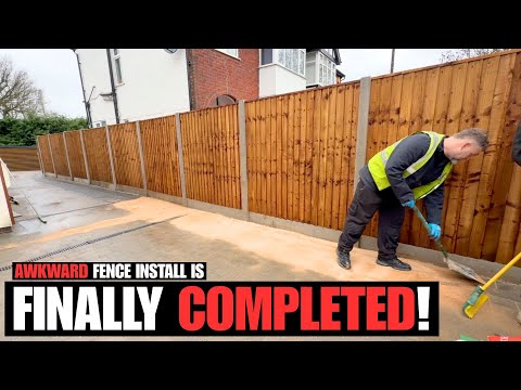 Fence Install FINALLY Done & We Had To Fire Tomylo...