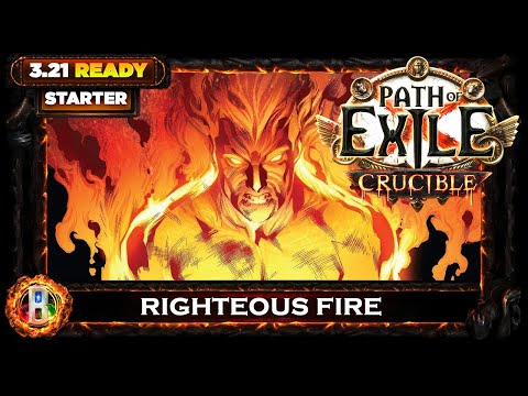 [PoE 3.21] CRUCIBLE LEAGUE: RIGHTEOUS FIRE JUGGERNAUT - PATH OF EXILE CRUCIBLE - POE BUILDS