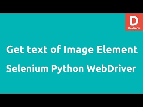 Get text of Image element in Selenium Python
