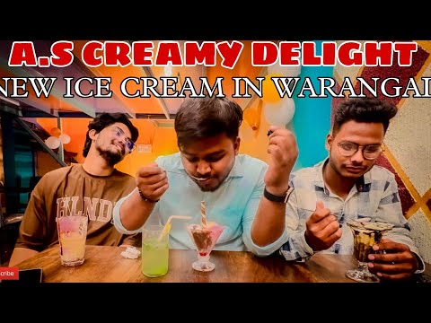 New Ice Cream In Warangal | A S Creamy Delight | Delicious Ice Cream | Ayan Tanzeel #foodvlog