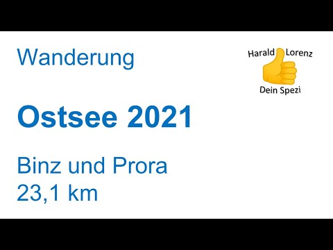 Wanderung - Ostsee 2021 - Binz und Prora