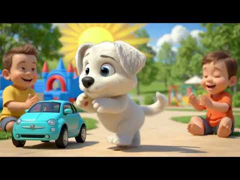 O Cachorrinho Que Aprendeu as Cores 🐶🌈 | Música Infantil Educativa