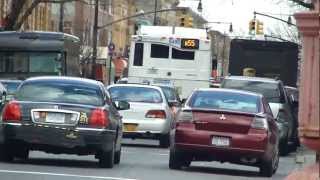 preview picture of video 'MTA NYCT Bus: 2004 Orion VII Q55 Bus #6490 (WITH A WHITEBACK) at Cypress Hills St-Myrtle Ave'