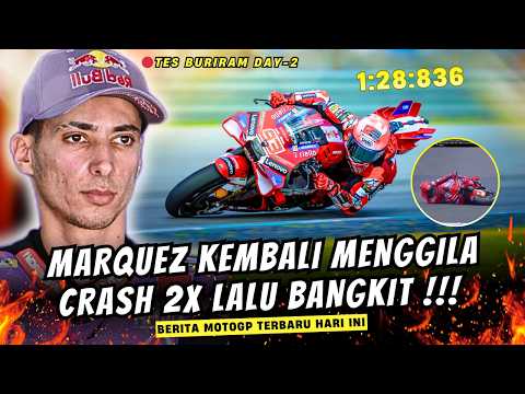 MARQUEZ TERCEPAT🔥TOPRAK MAKIN AMBURADUL🤣BERITA MOTOGP HARI INI