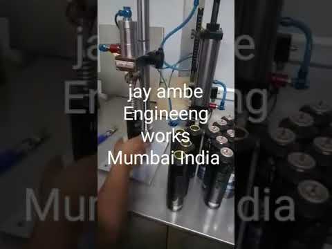 Semiautomatic Aerosol Filling Machine