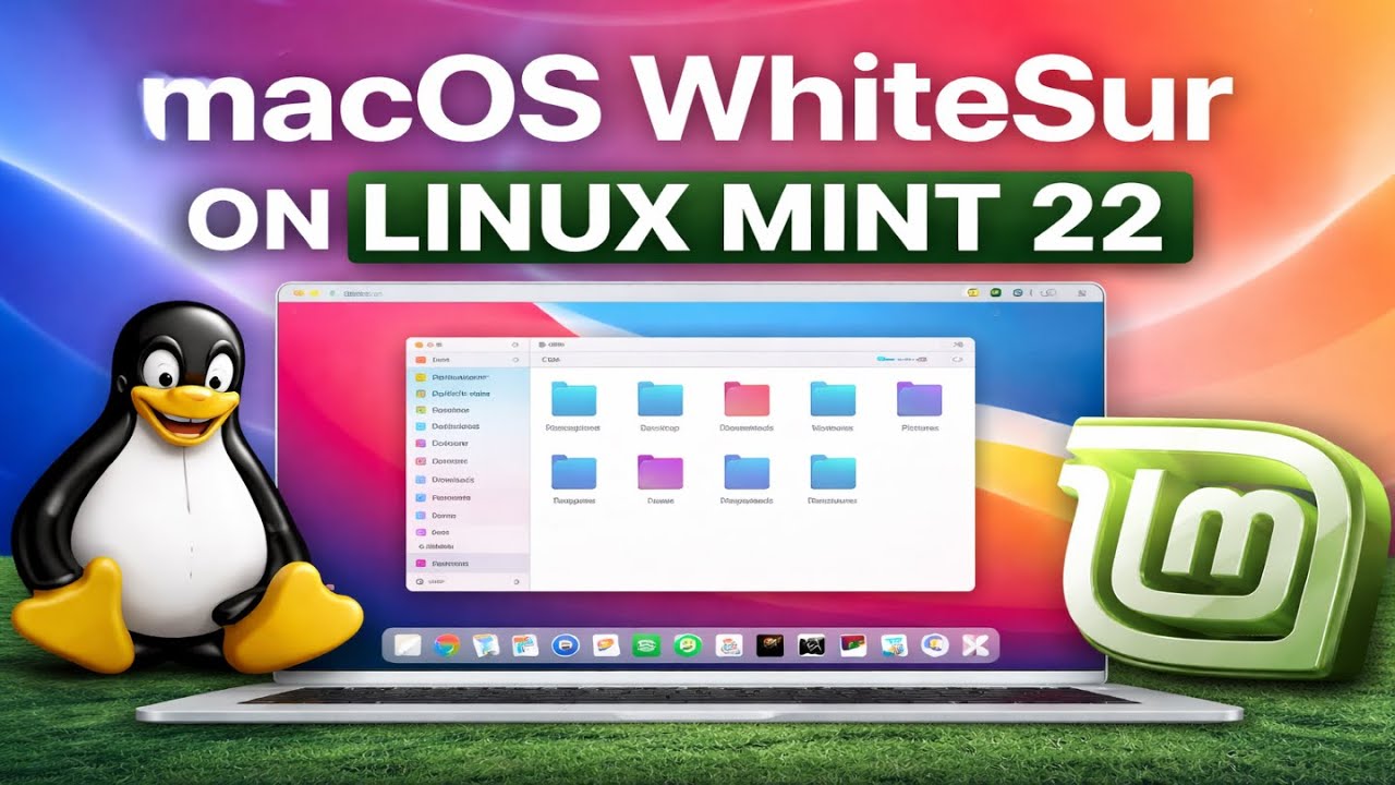 How to Install macOS Whitesur Theme & Icons in Linux Mint 22.3 — Script + Commands Inside!
