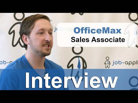 Officemax Interview Sales Associate