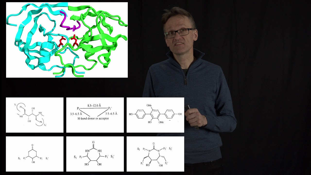 Lecture 12, concept 29: Lead optimization for the HIV-1 protease inhibitor