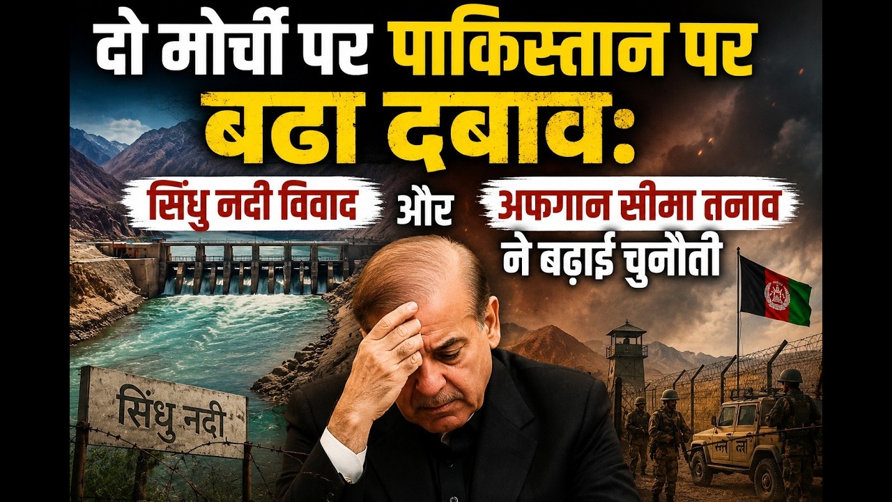 दो मोर्चों पर पाकिस्तान पर बढ़ा दबाव: सिंधु नदी विवाद और अफगान सीमा तनाव ने बढ़ाई चुनौती
