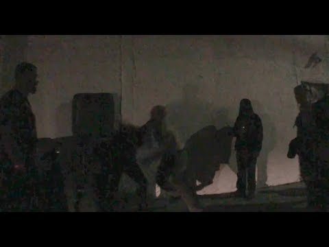 Cholo vs Punk Rocker fight at underground punk show L.A.