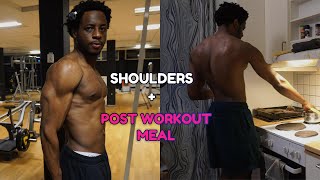 Intense 3D Shoulder Workout To Build Strength & Muscle Fast! + Post Workout Meal