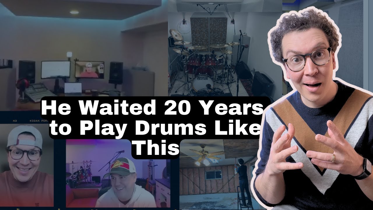 He Waited 20 Years to Play Drums Like This