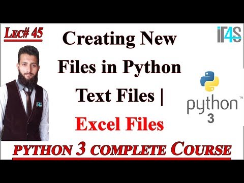 Python Tutorial In Urdu Hindi How To Create New Files Using Python Programming