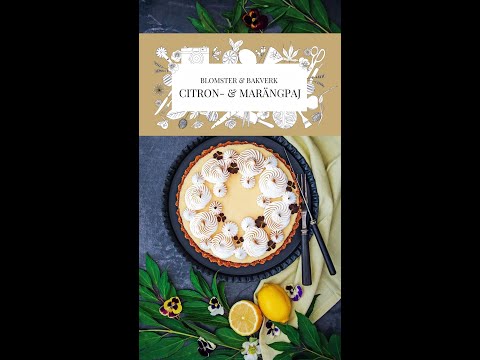 Vårens härligaste paj med citron och maräng, så här enkelt är det!