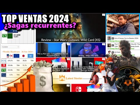Steam publica el listado de los más vendidos del 2024