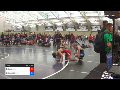 55 Kg Rr Rnd 2 Dyson Kunz MWC Wrestling Academy Vs Conor Knopick MWC Wrestling Academy