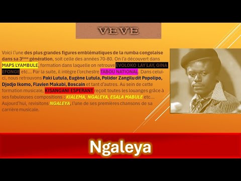 Ngaleya pts 1&2 Voici L'Une Des Plus Belles Pièces de Kisangani Espérant & Orchestre Tabou National