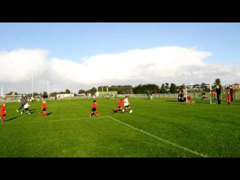 8- Doelpunt 2 voor AFC IJBurg F9 tegen De Meer F5 op 25-09-2010