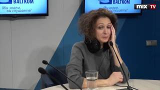 Актриса Ксения Раппопорт на радио Baltkom