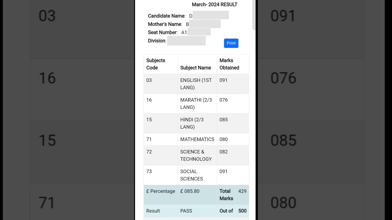 SSC Result | Maharashtra Board | SunnyXGod | #ssc #maharashtraboard #10th #result #marks #2024