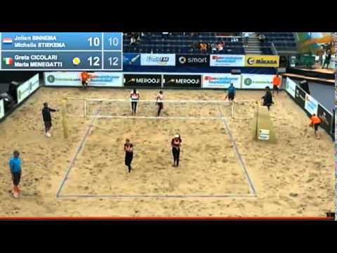 Sinnema-Stiekema - Cicolari-Menegatti FIVB THE HAGUE GRAND SLAM ROUND 2