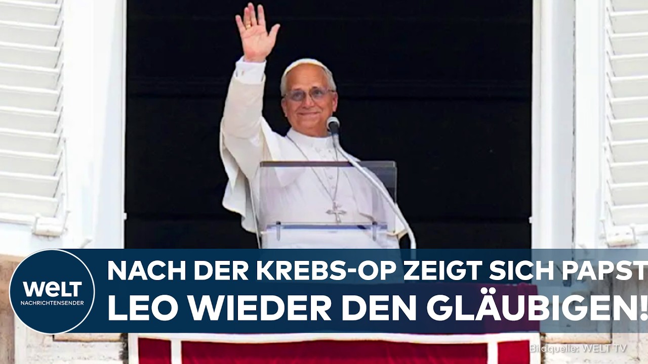 DER PAPST IST ZURÜCK: Papst Leo wieder vor den Gläubigen! Erster Auftritt nach der Krebsoperation!