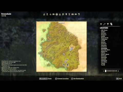 Greenshade Treasure Map Tutorial Elder Scrolls Online