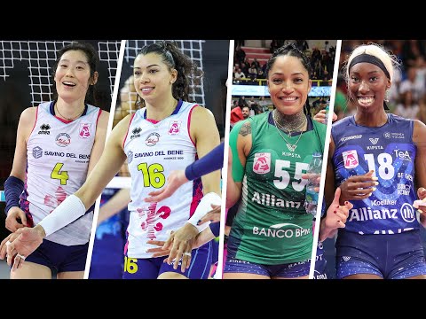 ALL "MEGA RALLY" of the match Scandicci - Milano | Lega Volley Femminile 2023/24