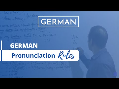 German Pronunciation Rules. || German basics