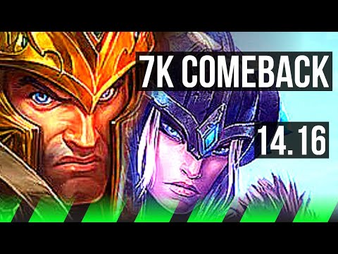 JARVAN IV vs SEJUANI (JGL) | Rank 4 J4, 7k comeback, 38k DMG, Rank 9 | EUW Challenger | 14.16