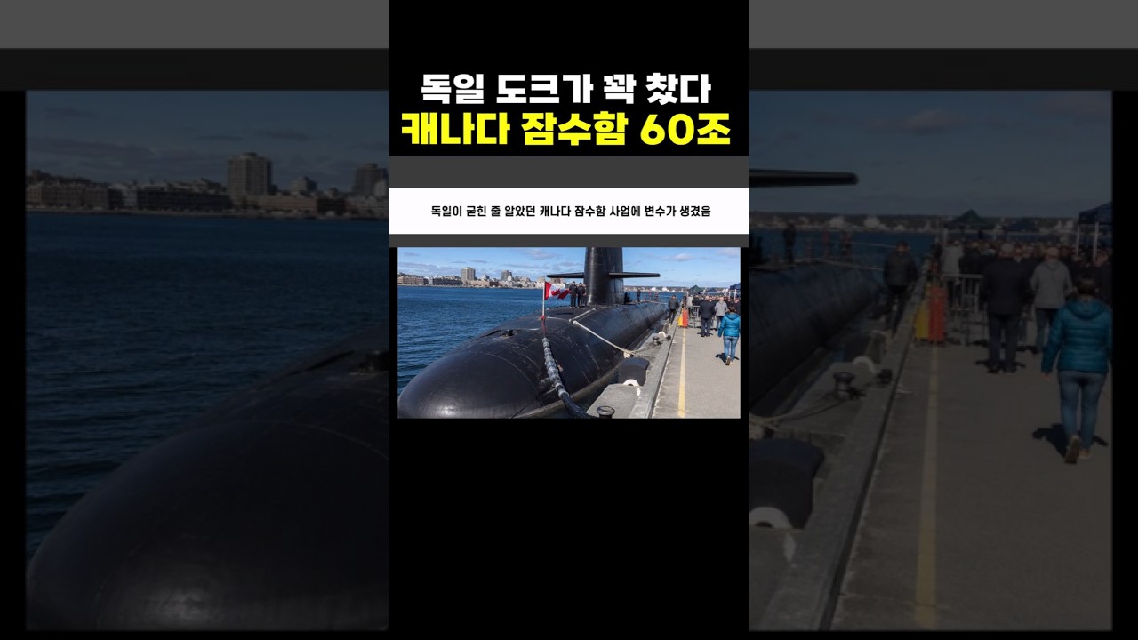 캐나다 잠수함 사업에 생긴 공급망 변수