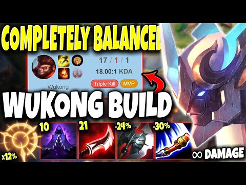 A Completely Balanced Wukong build that can ONE SHOT ALL 🔥 LoL Top Wukong s10 - League of Legends
