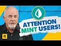 Dave Ramsey Responds to the Mint Budgeting App Shutting Down