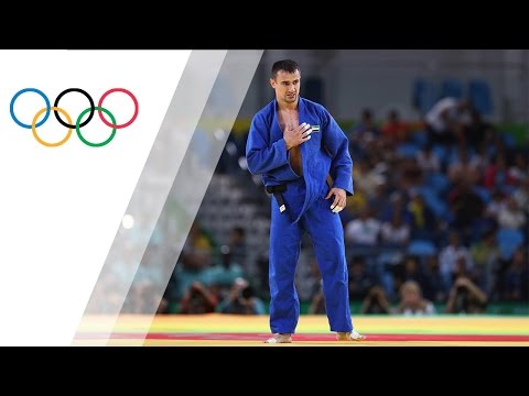 Sergiu Toma´s emotional reaction after getting a bronze medal for the UAE
