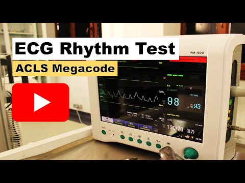 ACLS ECG Rhythm Test