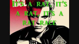 Billy Idol - Rat race (Lyrics)